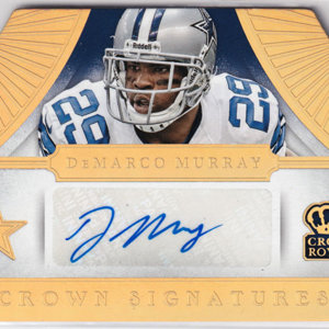 2014 Crown Royale Crown Signatures Gold Holofoil #83 DeMarco Murray /10